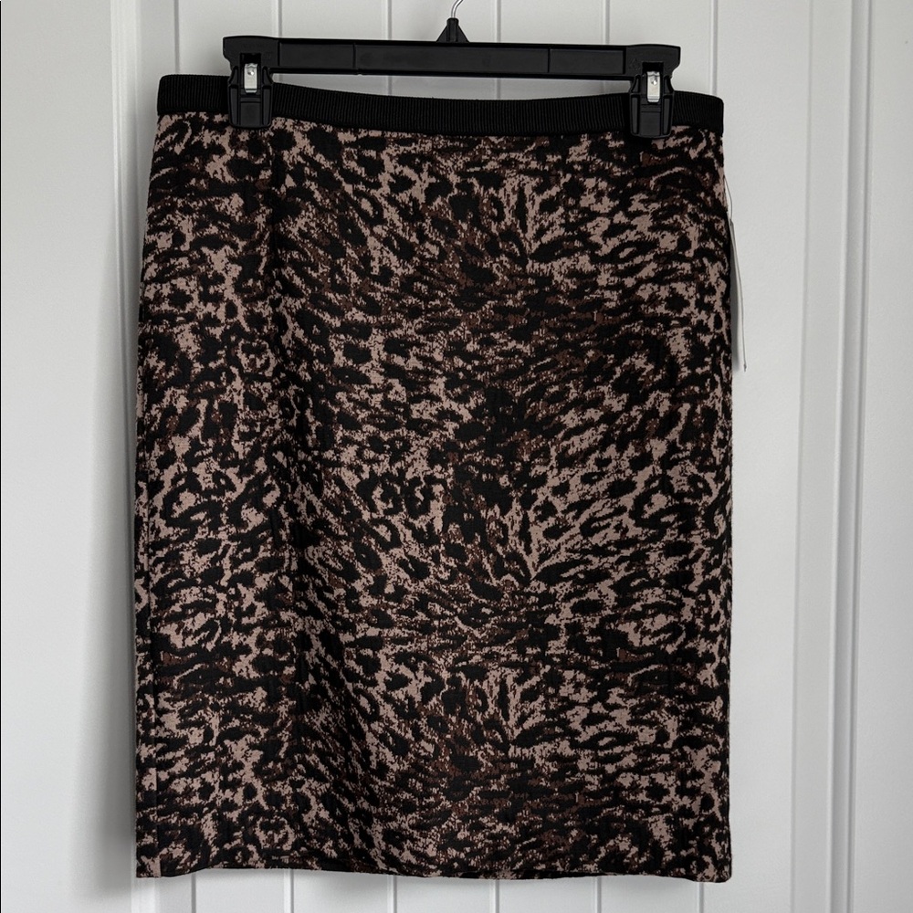 Animal Print Pencil Skirt